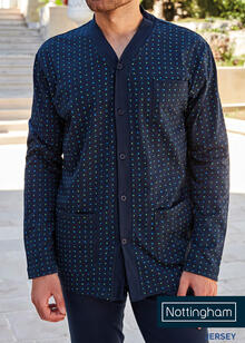 PIGIAMA UOMO LUNGO JERSEY APERTO 