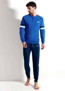PIGIAMA UOMO LUNGO JERSEY CALIBRATO 