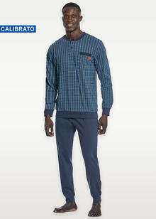 PIGIAMA UOMO LUNGO JERSEY CALIBRATO 