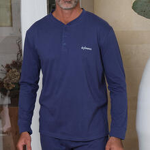 PIGIAMA UOMO LUNGO JERSEY CALIBRATO 