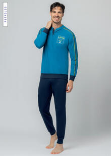 PIGIAMA UOMO LUNGO JERSEY LOTTO 