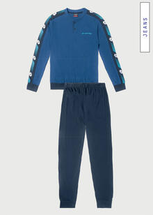 PIGIAMA UOMO LUNGO JERSEY LOTTO 