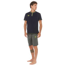 PIGIAMA UOMO MEZZA MANICA PANTALONCINO 