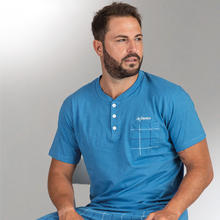 PIGIAMA UOMO MEZZA MANICA PANTALONCINO 