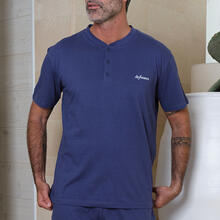 PIGIAMA UOMO MEZZA MANICA PANTALONCINO 