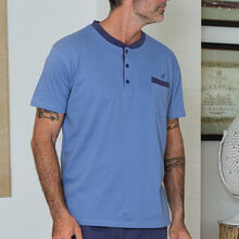 PIGIAMA UOMO MEZZA MANICA PANTALONCINO 