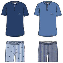 PIGIAMA UOMO MEZZA MANICA PANTALONCINO 
