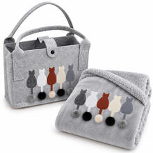 PLAID CON RICAMO CM 130X160 