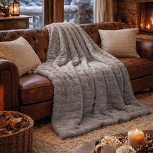 PLAID COPERTA 1 PIAZZA CM 150X200 JAQUARD 
