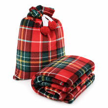 PLAID NATALIZIO CM 127X152 + SACCO 