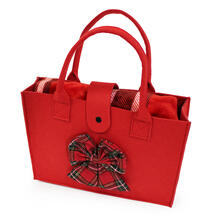 PLAID NATALIZIO FLANEL+BORSA NATALIZIA CM 127X152 