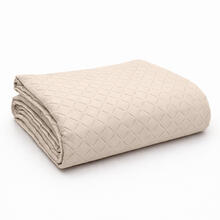 QUILT 2 PIAZZE VELOUR TRAPUNTATO A ROMBI CM 260X260 