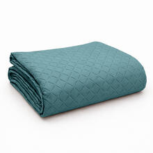 QUILT 2 PIAZZE VELOUR TRAPUNTATO A ROMBI CM 260X260 