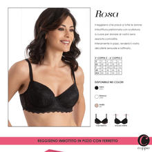 REGGISENO CON IMBOTTITURA E FERRETTO IN PIZZO COPPA C 