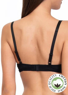REGGISENO PUSH UP COPPA B IN COTONE BIOLOGICO 