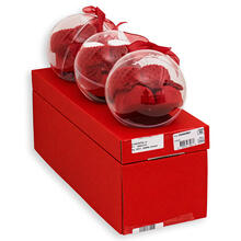 SCARPINA NATALIZIA LANA VERGINE IN DISPLAY DA 3 PEZZI 