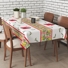 SERVIZIO DA TAVOLA X12 140X240 CON TOVAGLIOLI CM40X40 