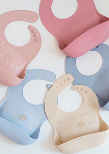 SET 2 BAVETTE IN SILICONE 
