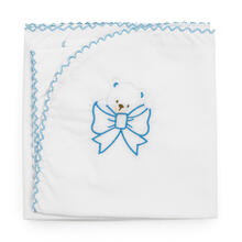 SET 3 QUADRATI DI MUSSOLA IN PERCALLE 100% COTONE 