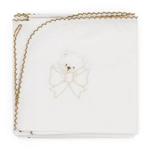 SET 3 QUADRATI DI MUSSOLA IN PERCALLE 100% COTONE 