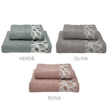 SET ASCIUGAMANI 3 OSPITI E 3 VISO CM 60X110 E OSPITE 60X40 