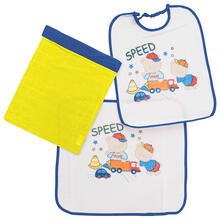 SET ASILO BAVETTA+TOVAGLIETTA+ SACCHETTO 