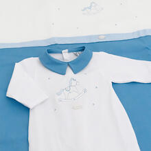 SET NEONATO COPERTINA+TUTINA+ CAPPELLINO+SCARPETTE 