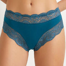 SLIP DONNA PIZZO BICOLORE 