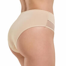 SLIP MICROFIBRA CON INSERTI IN TULLE SUL GIROGAMBA 