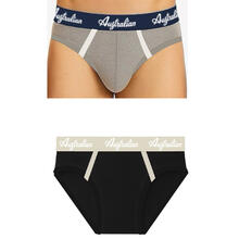 SLIP UOMO COTONE ELASTICIZZATO CON PROFILI IN CONTRASTO 