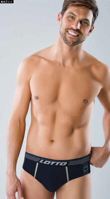 SLIP UOMO LOTTO COTONE ELASTICIZZATO 