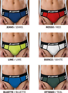 SLIP UOMO LOTTO COTONE ELASTICIZZATO 