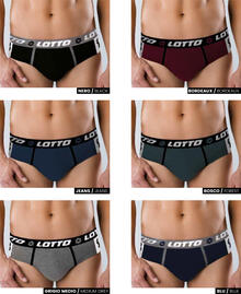 SLIP UOMO LOTTO COTONE ELASTICIZZATO 