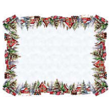 TOVAGLIA NATALIZIA X12 COTONE STAMPA DIGITALE CM 140X240 