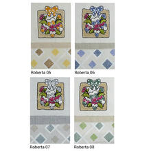 TOVAGLIA X12 RICAMATA CM 140X240 