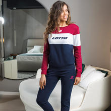 TUTA DONNA FELPA GARZATA GIROCOLLO 