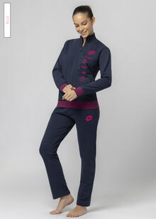 TUTA DONNA FELPA NON GARZATA LOTTO 