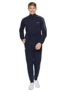 TUTA UOMO FELPA  FULL ZIP GARZATA 