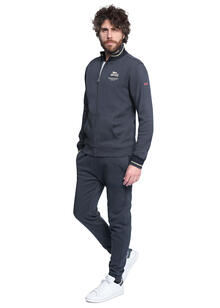 TUTA UOMO FELPA GARZATA FULL ZIP 