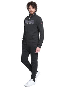 TUTA UOMO FELPA GARZATA FULL ZIP 