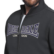 TUTA UOMO FELPA GARZATA FULL ZIP 