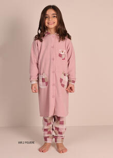 VESTAGLIA BIMBA PUNTO MILANO ABBOTTONATA