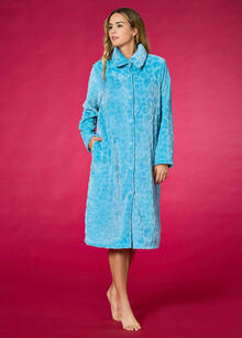 VESTAGLIA DONNA CORAL CON BOTTONI 