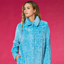 VESTAGLIA DONNA CORAL CON BOTTONI 