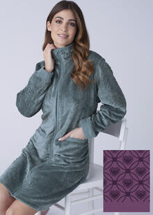 VESTAGLIA DONNA CORAL FULL ZIP 