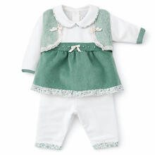 VESTINA CON LEGGINS INVERNALE NEONATA 