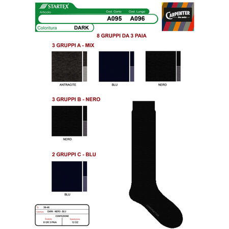 calzino-uomo-corto-caldo-cotone-tinta-unita