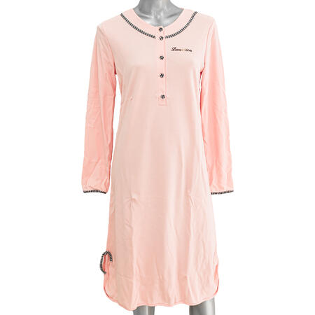 camicia-da-notte-cotone-felpato-manica-lunga