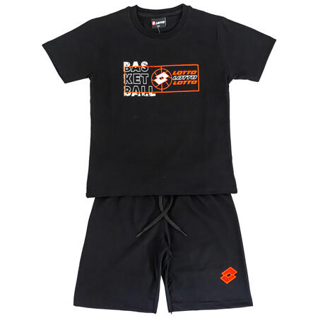 Pantaloncini Corti Bambina 2 Pezzi - Felpa Estiva, Cotone, Con