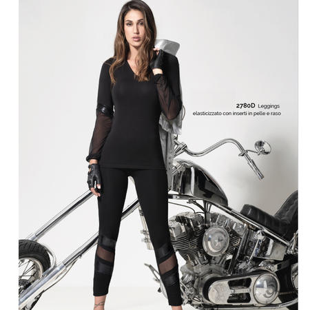 leggings-donna-borchie-pelle